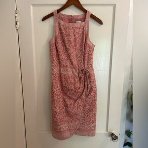 Anthropologie HD in Paris women’s pink floral patterned sleeveless dress, small